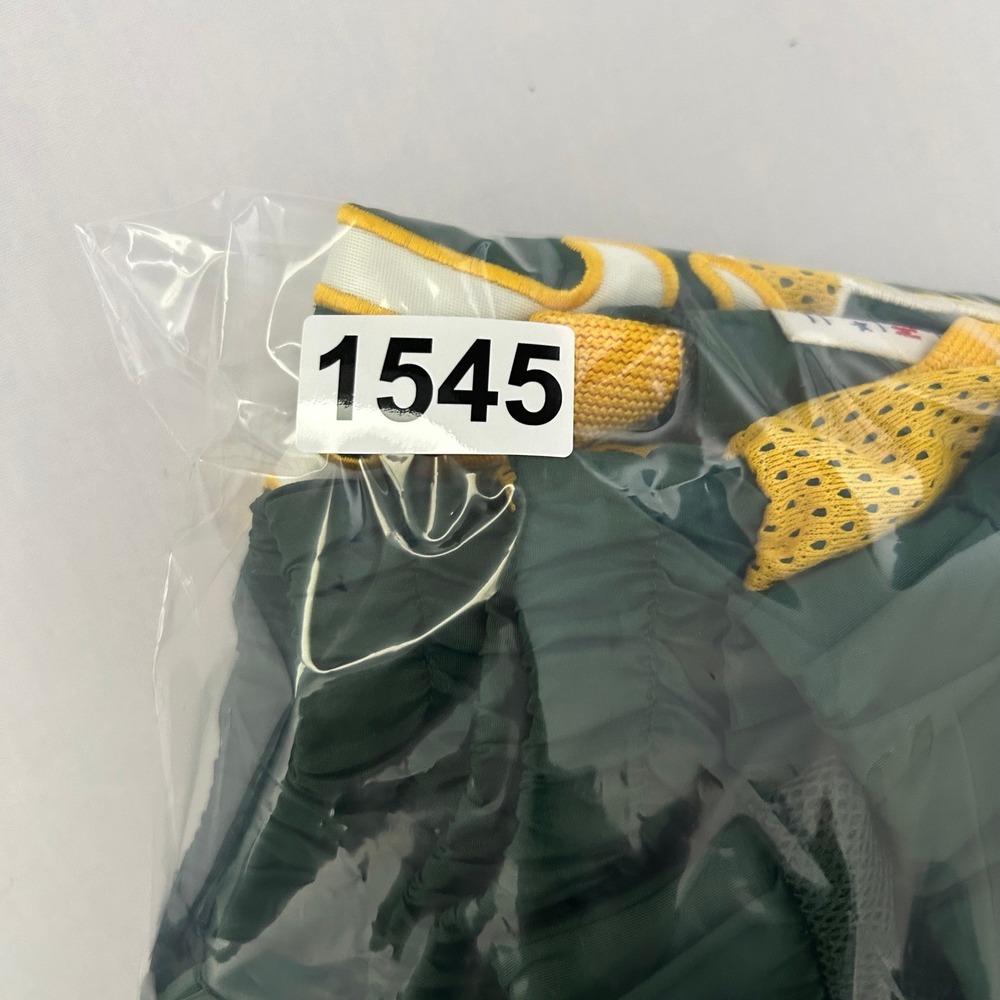 Vintage Oakland Athletics Pullover Jacket Mens M Green Yellow MLB Windbreaker - Picture 9 of 9